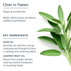 Ingredients: sage oil, juniper oil, Vor-Mag Water