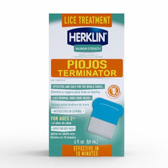 HERKLIN lice-treatment-shampoo-dry-hair-application highlights simple three-step use.