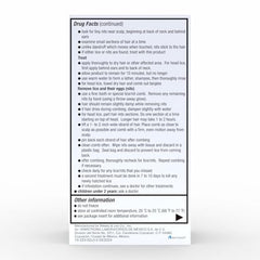 HERKLIN maximum-strength-shampoo closeup suggests bold action for rapid treatment claims.