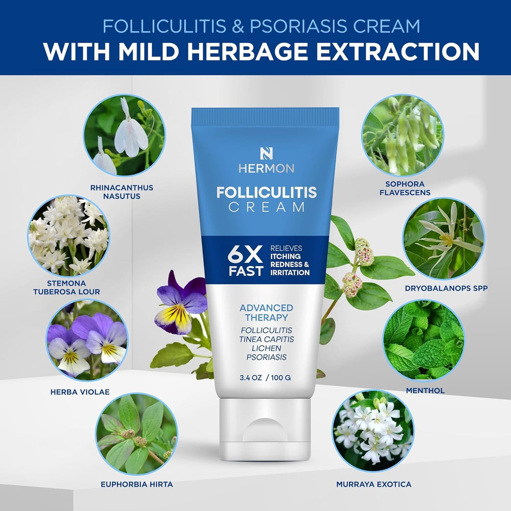 Hermon post workout skin care routine with antifungal soap
