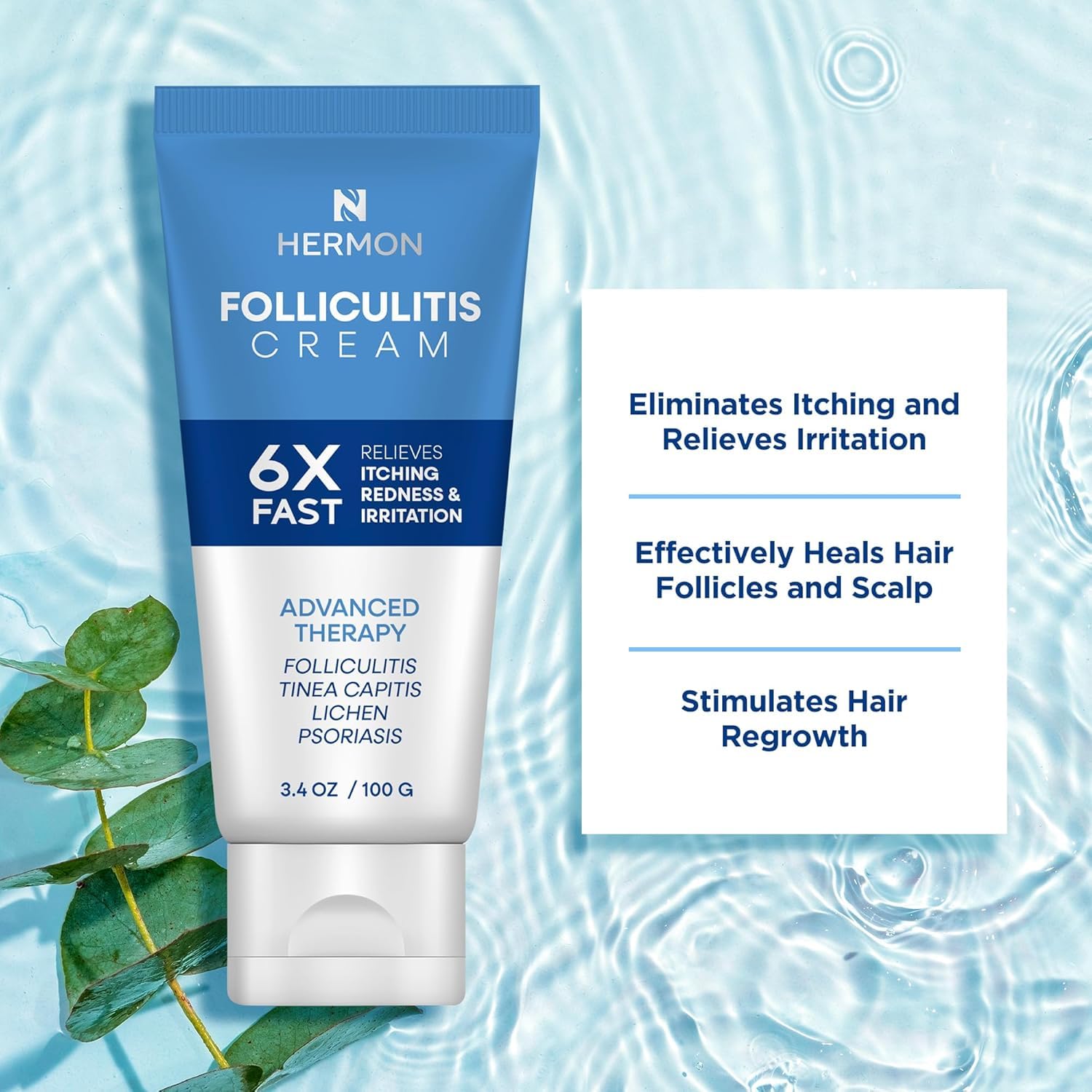 Hermon skin hydration and soothing after use