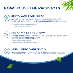 Hermon Tinea Soap Lather captures cleansing foam for effective washing.