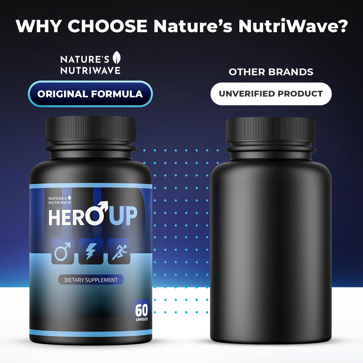 HeroUP easy to swallow capsules for daily use