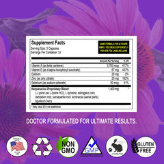 Close-up of natural ingredients used in Herpanacine Diamond