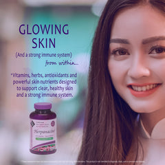 Daily routine imagery for skin and immune support