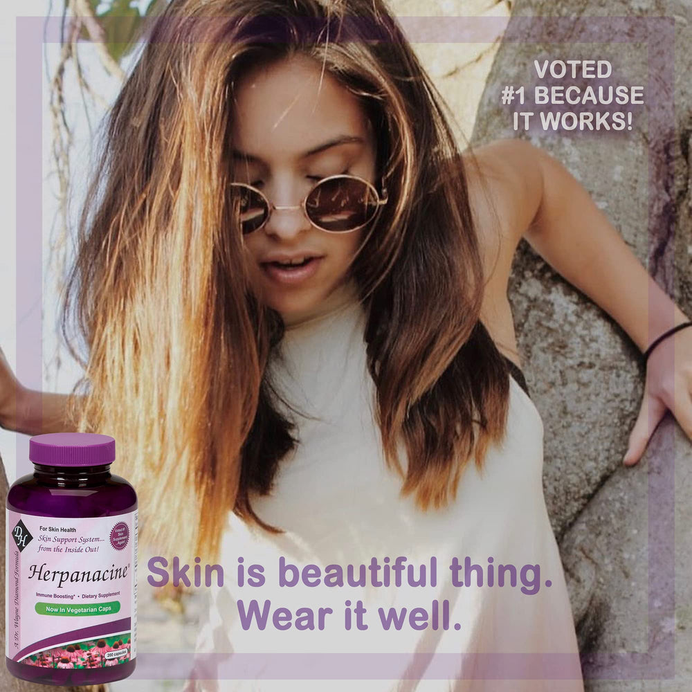 Concept image: skin health from inside out