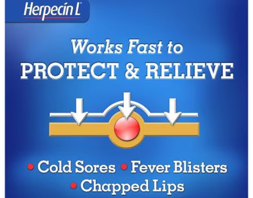 Herpecin L lip balm helps moisturize chapped lips during daily activities.