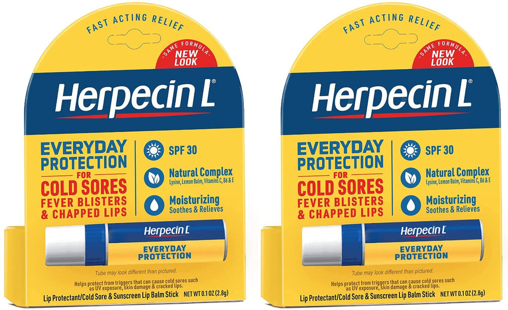 Herpecin L lip balm with SPF30 protects lips while providing soothing relief.