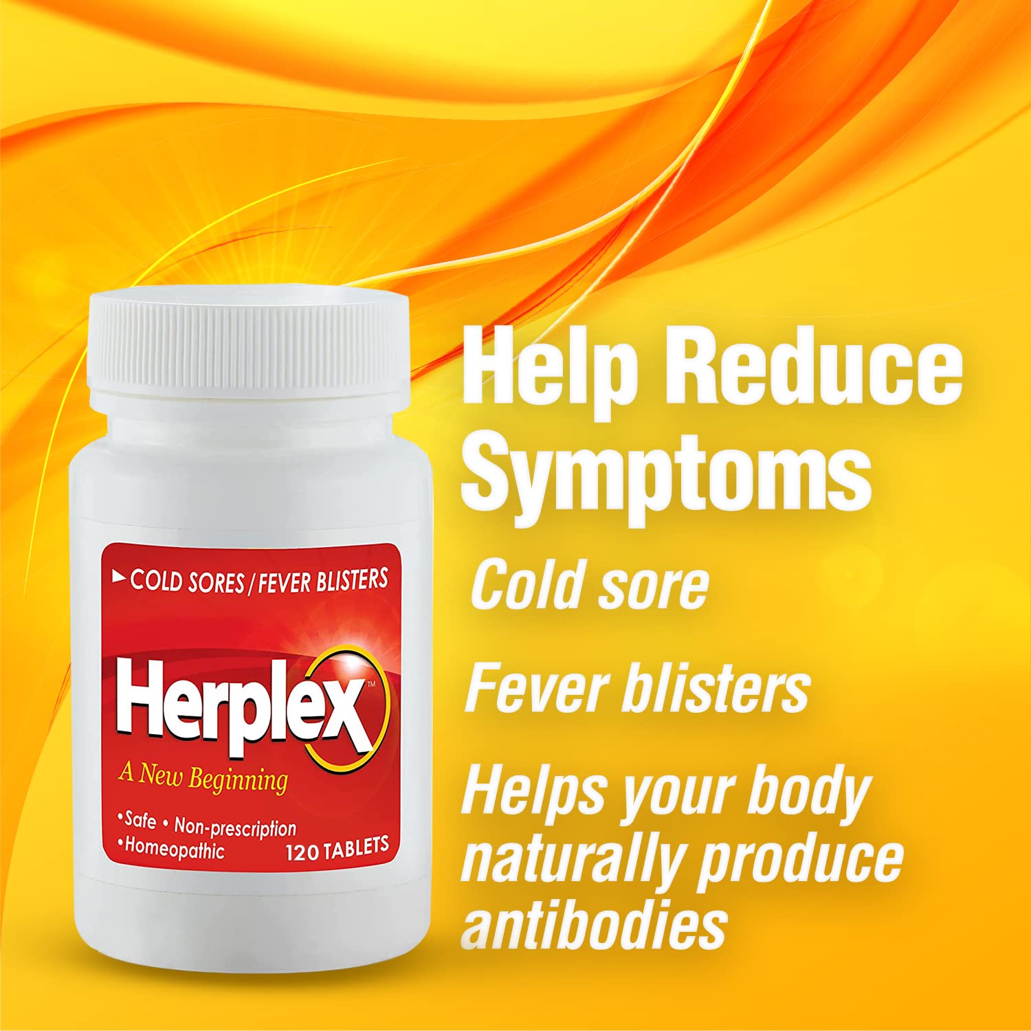 Herplex Premium Tablets ingredients list showcases multiple active components for potential symptom support