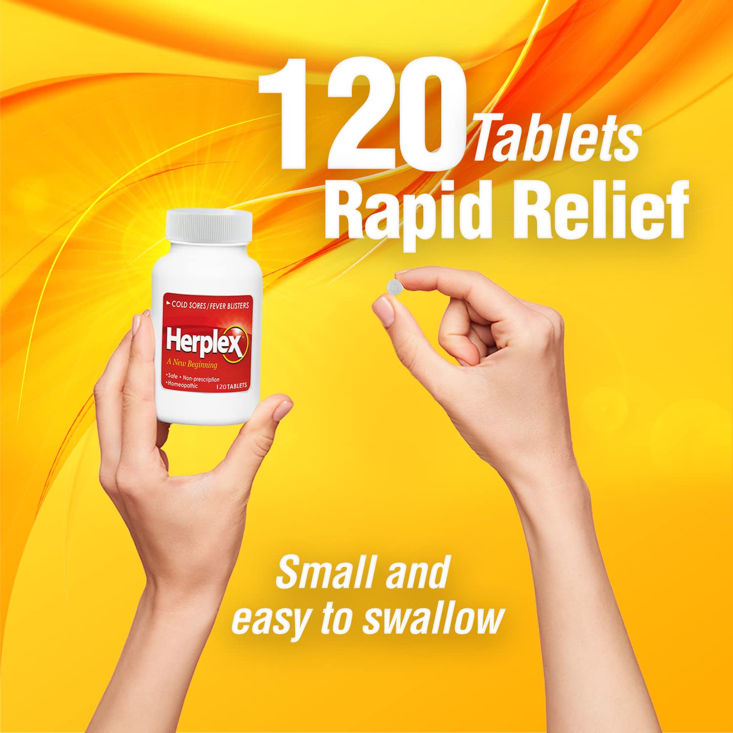 Herplex Premium Tablets USA-made badge signals GMP-verified production quality