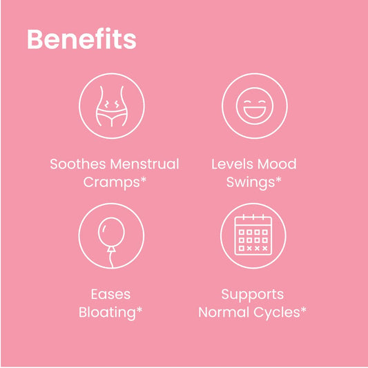 Hertime hormonal health supplement container for women