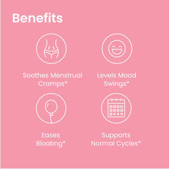 Hertime hormonal health supplement container for women