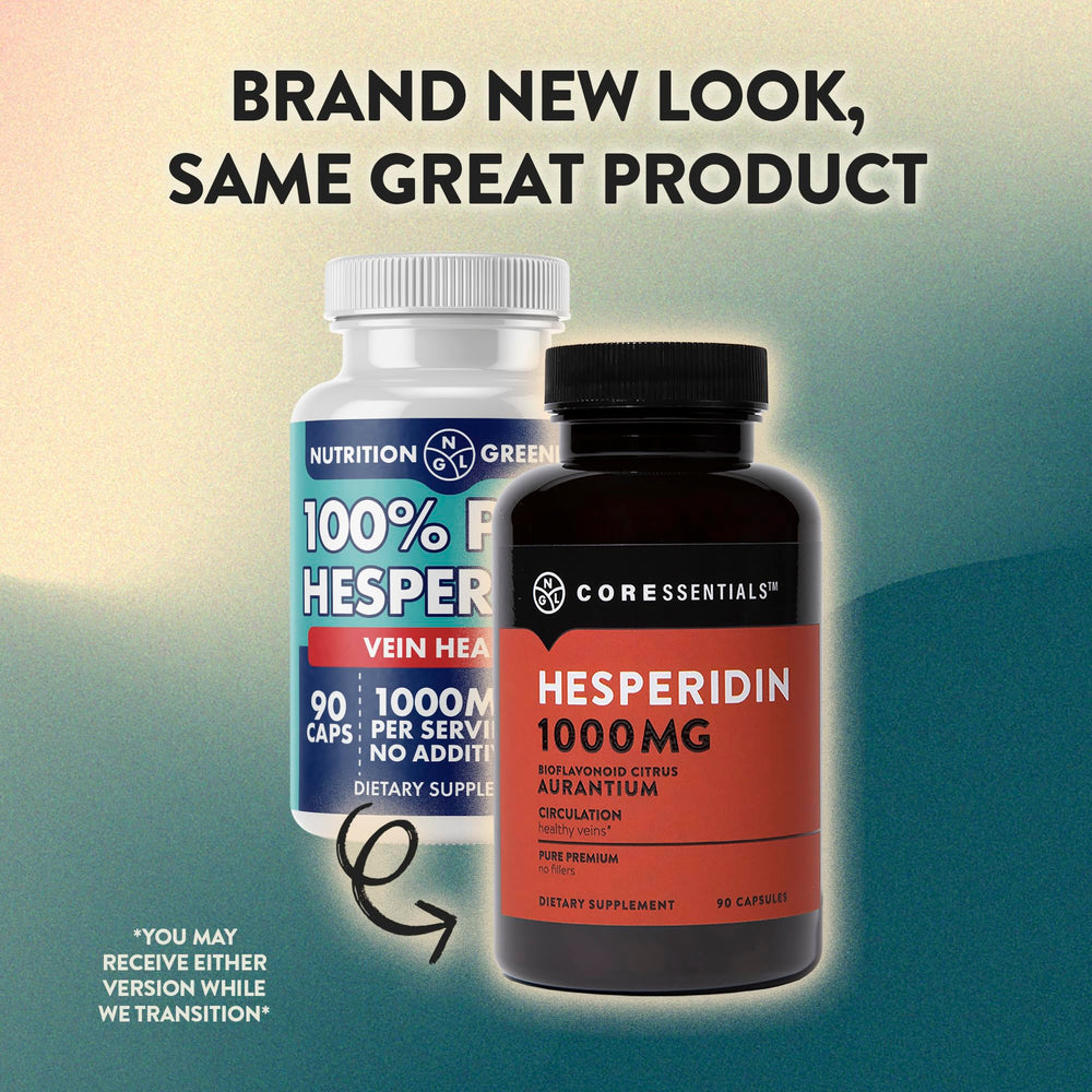 Dietary supplement bottle with citrus imagery