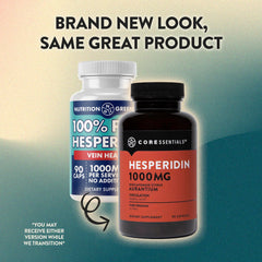 Dietary supplement bottle with citrus imagery