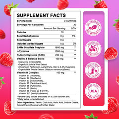 SAM-e gummies ingredients: CoQ10, St. John's Wort, and milk thistle