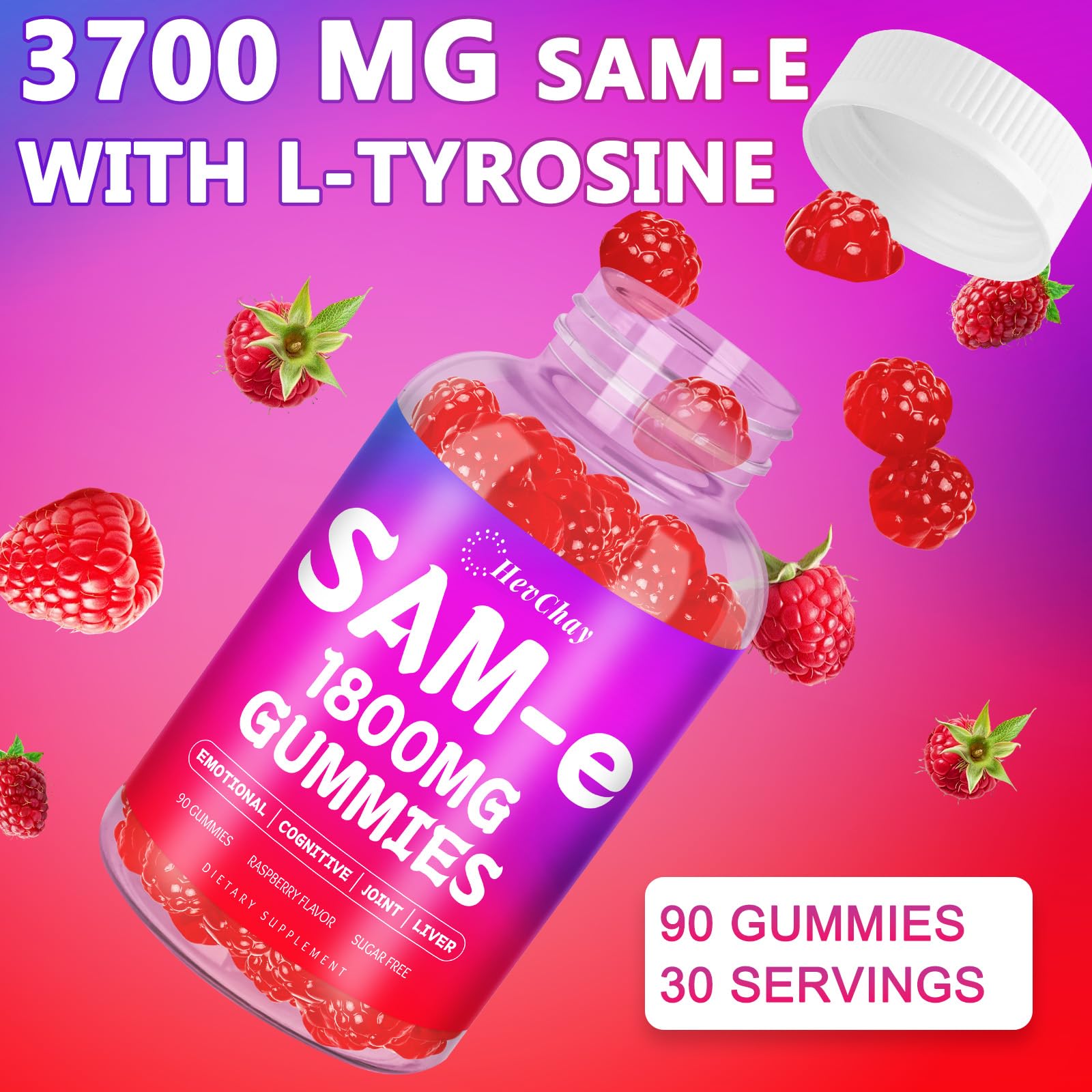 L-Tyrosine and NAC with SAM-e