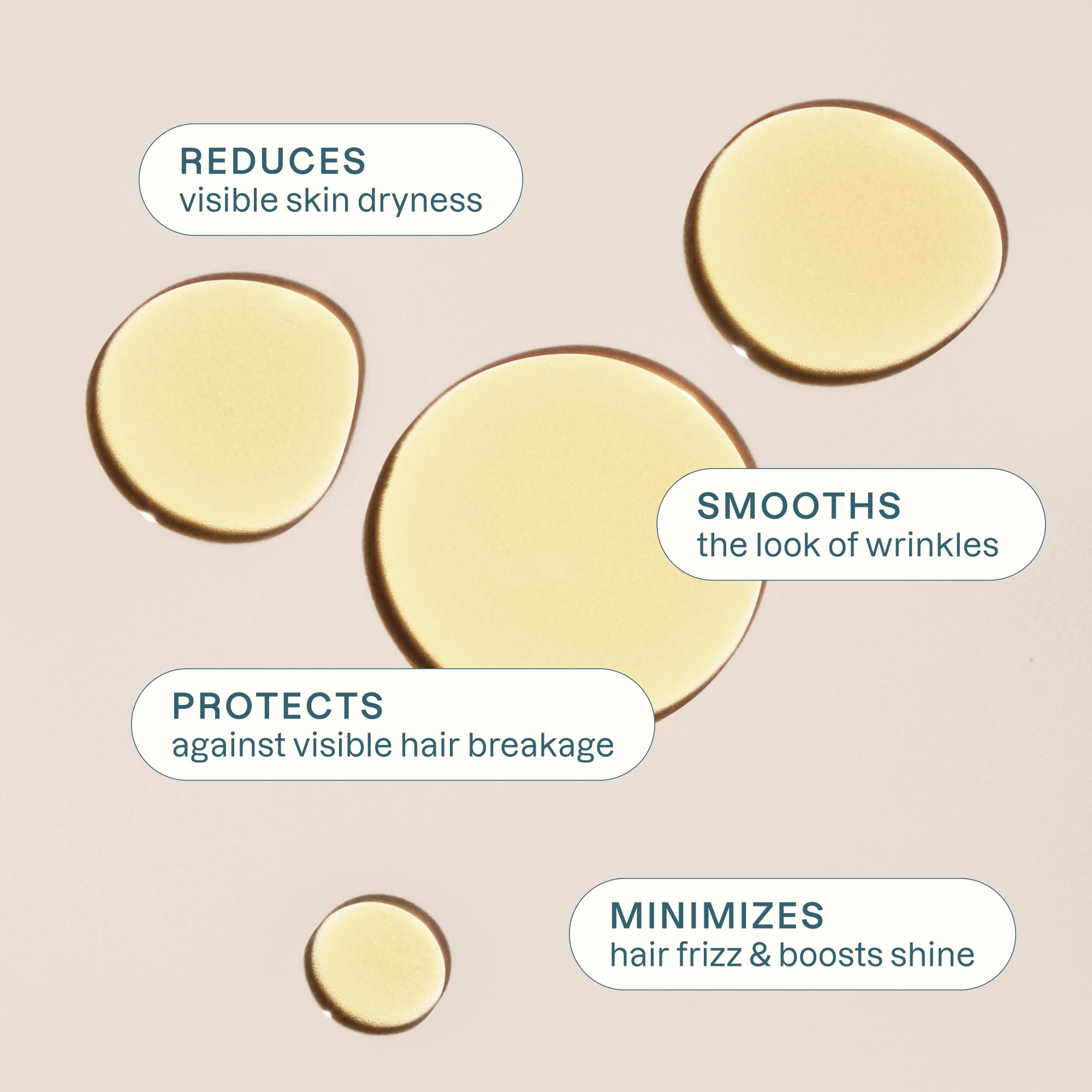 Close-up of hexane-free jojoba oil