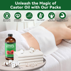 Hexane-free organic castor oil label