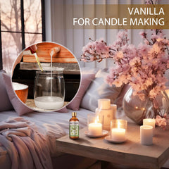 Massage preparation using vanilla essential oil