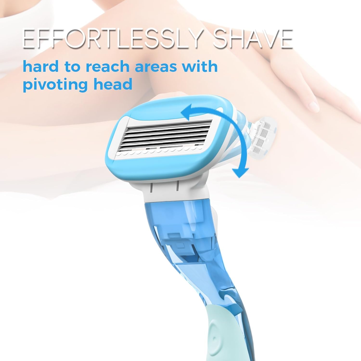 HEYAXA non-slip handle provides secure grip in wet conditions.