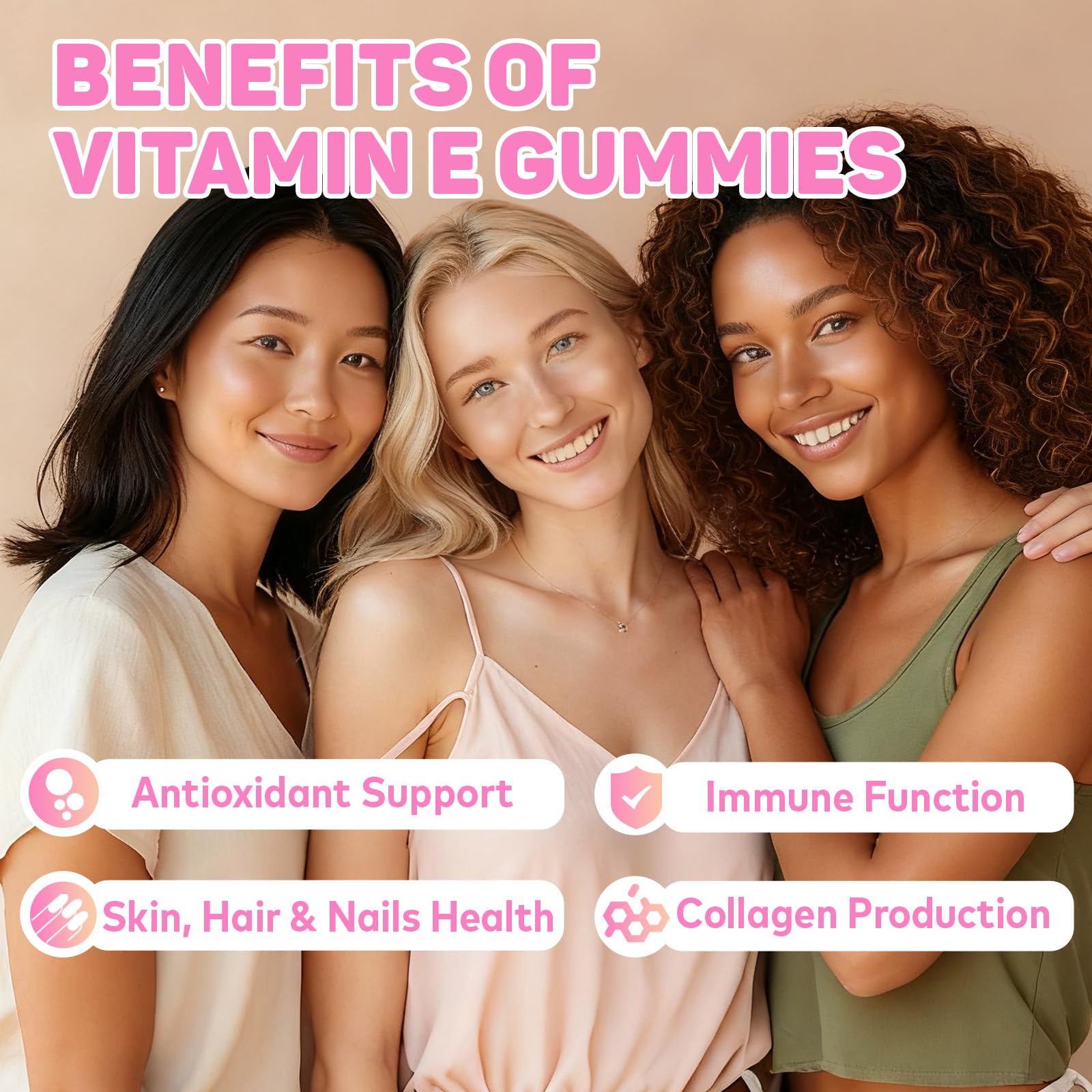 Gummies with Hyaluronic Acid and Silica imagery