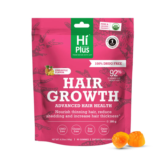 HiPlus Women's Hair Growth Gummies hero image