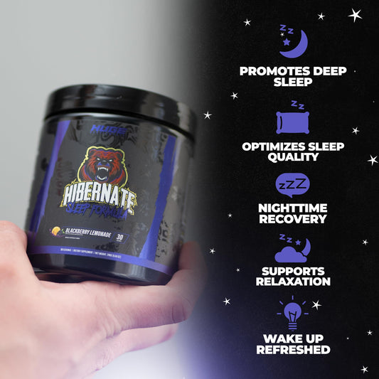 Close-up of Hibernate supplement ingredients