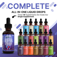 Hibiscus and blueberry fusion flavor in Oxibloom drops