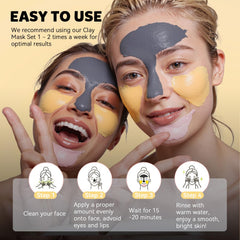 Hicream gift-ready clay mask set perfect for self-care gifting.