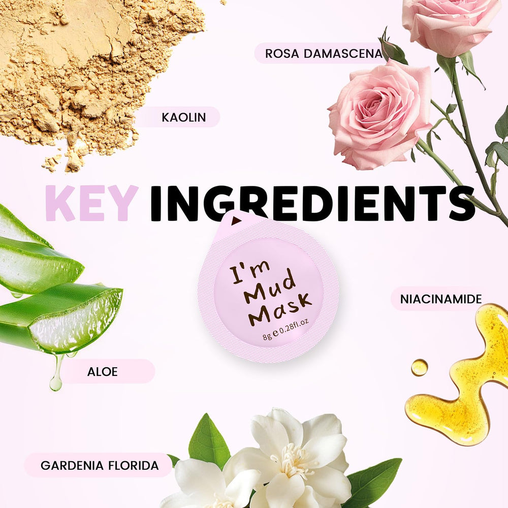 Hicream nine-pack clay masks shown for at-home spa convenience.