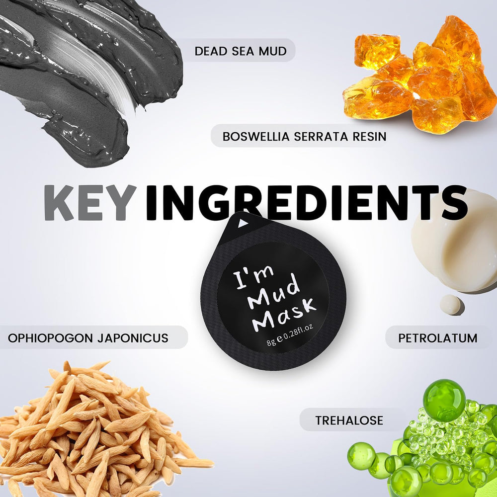 Hicream travel-friendly clay mask set ideal for on-the-go skincare.