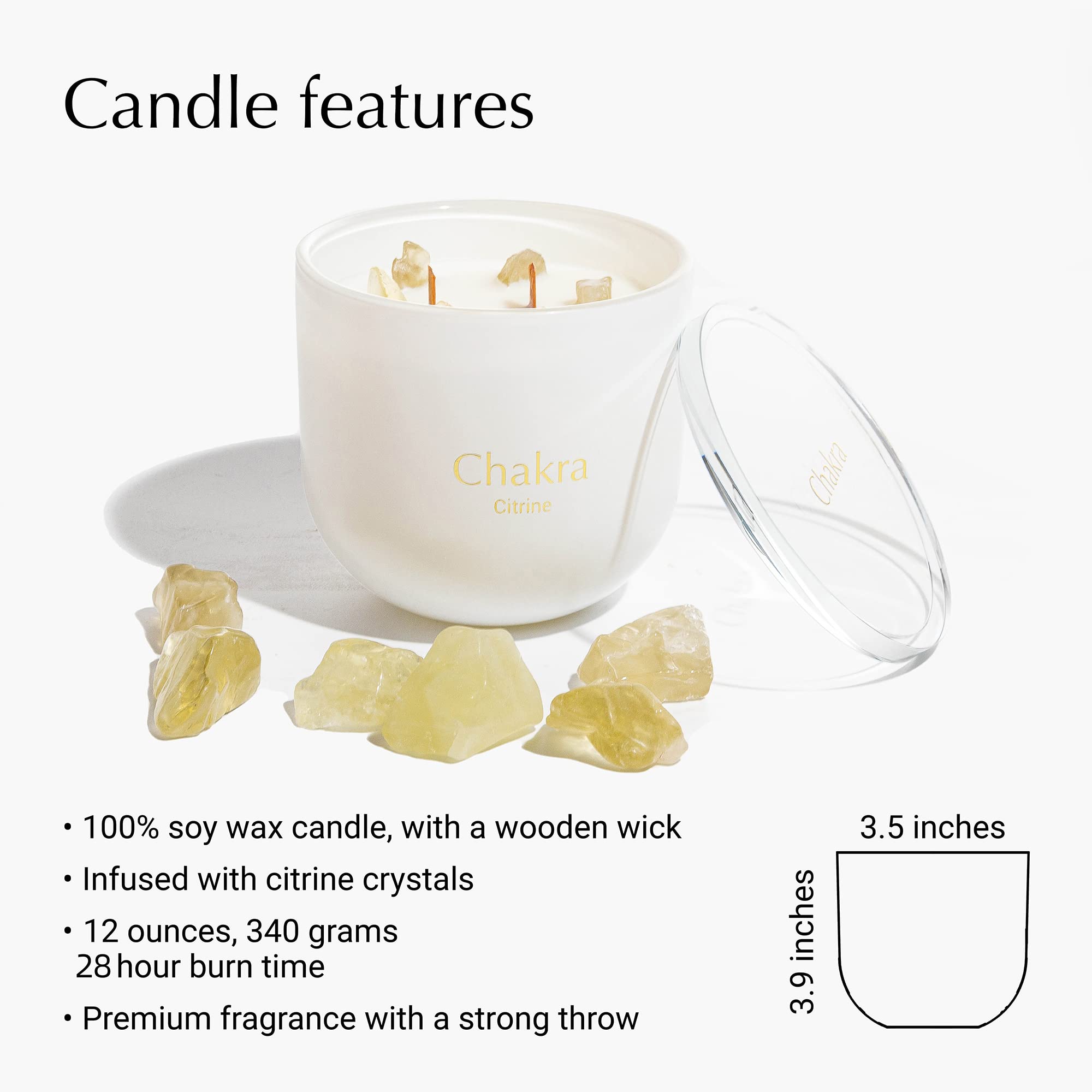 Two premium wooden wicks crackling in a candle