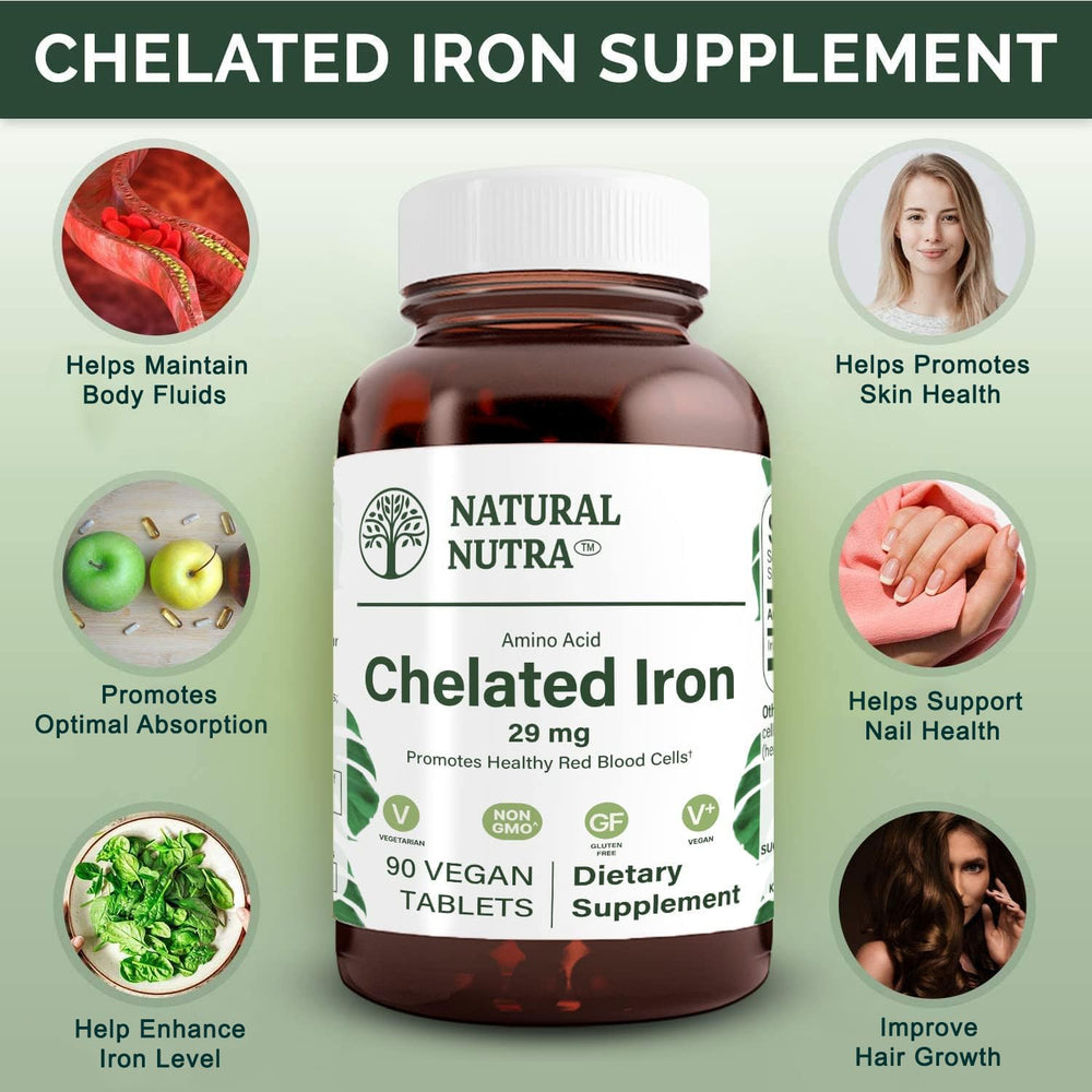 High absorption chelated iron for better iron uptake