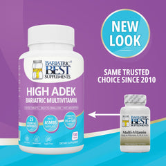 Product label highlighting ASMBS guidelines and post-surgery use