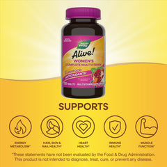 Gluten-free multivitamin bottle with no wheat, dairy, or artificial colors