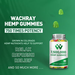 Close-up of high-strength hemp oil infused gummies