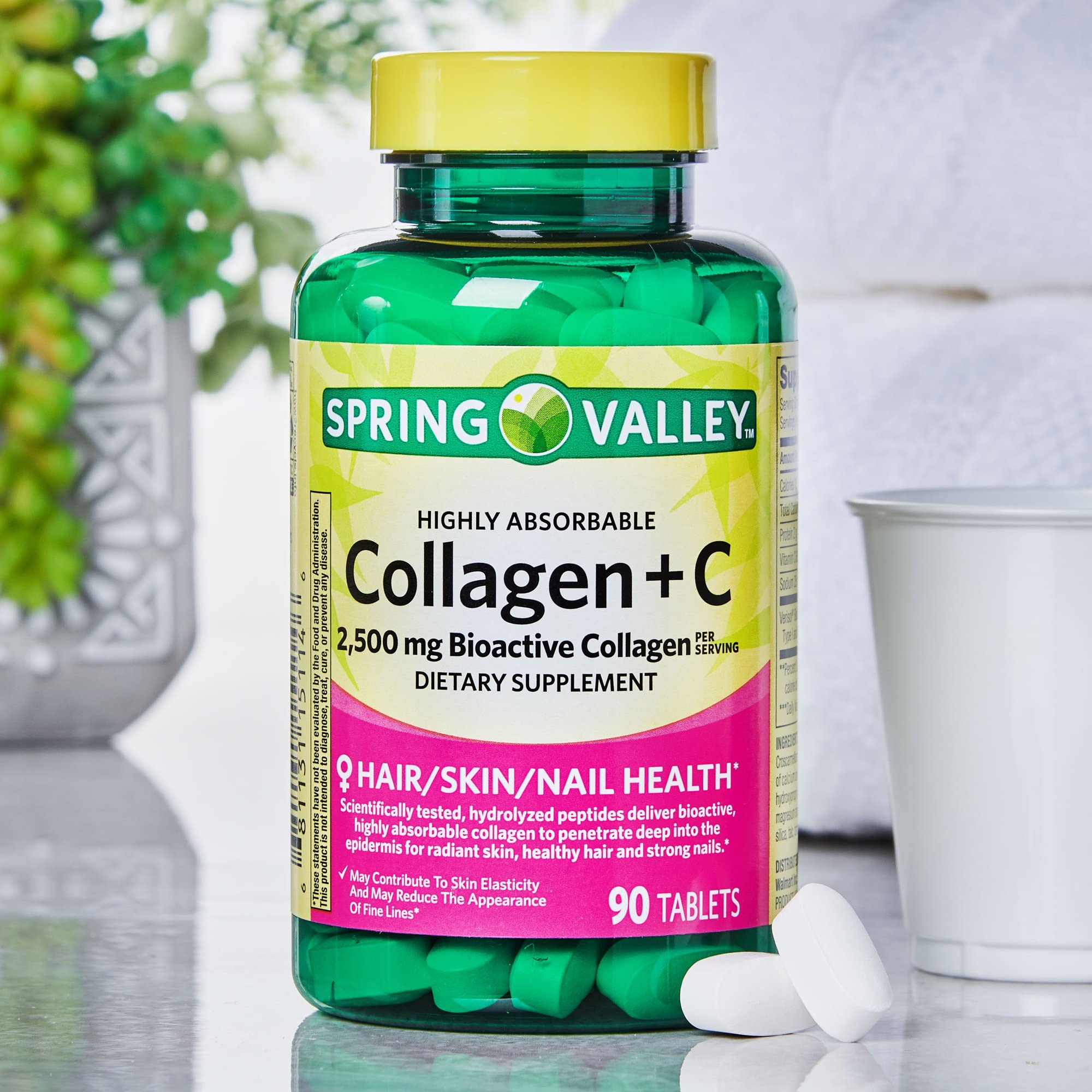 Graphic highlighting highly absorbable collagen