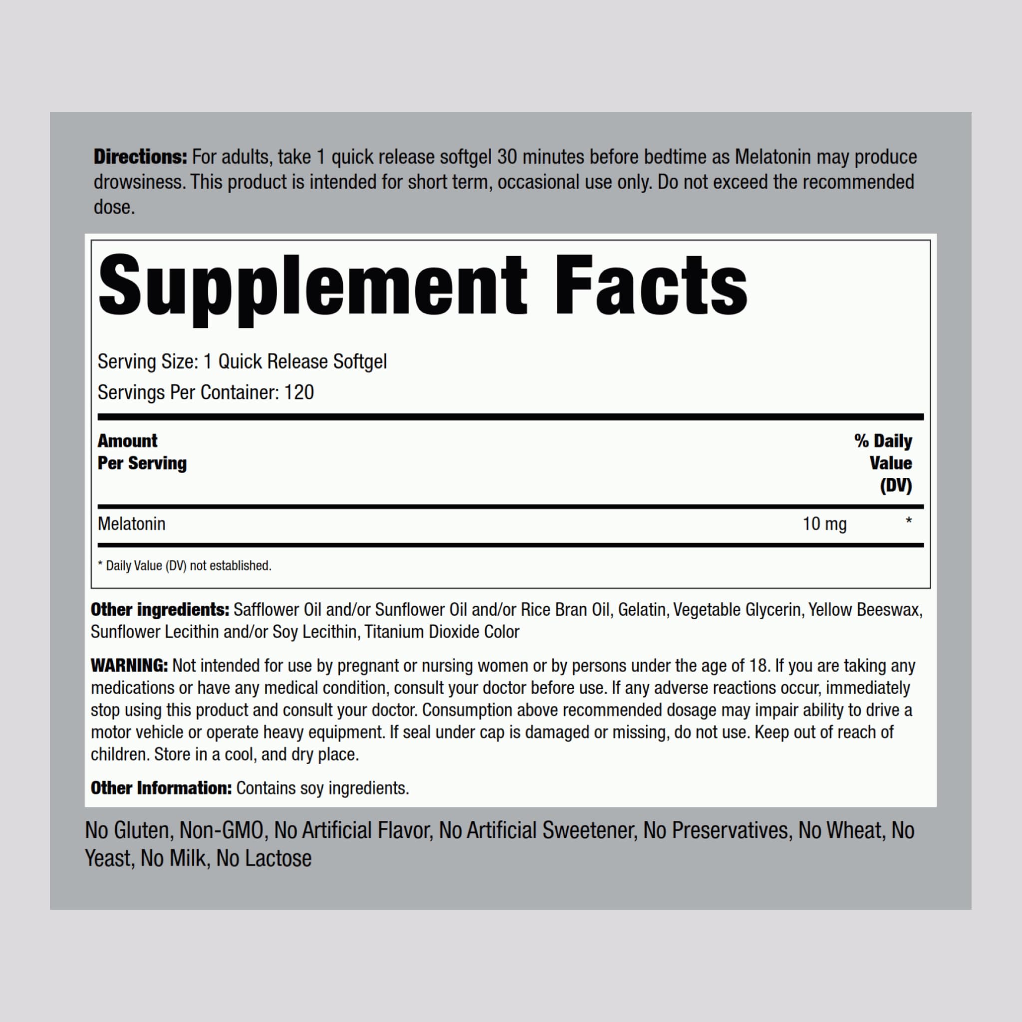 Highly absorbable melatonin softgels