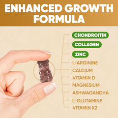 Young child chews HighSpot gummy with fruity flavor after school