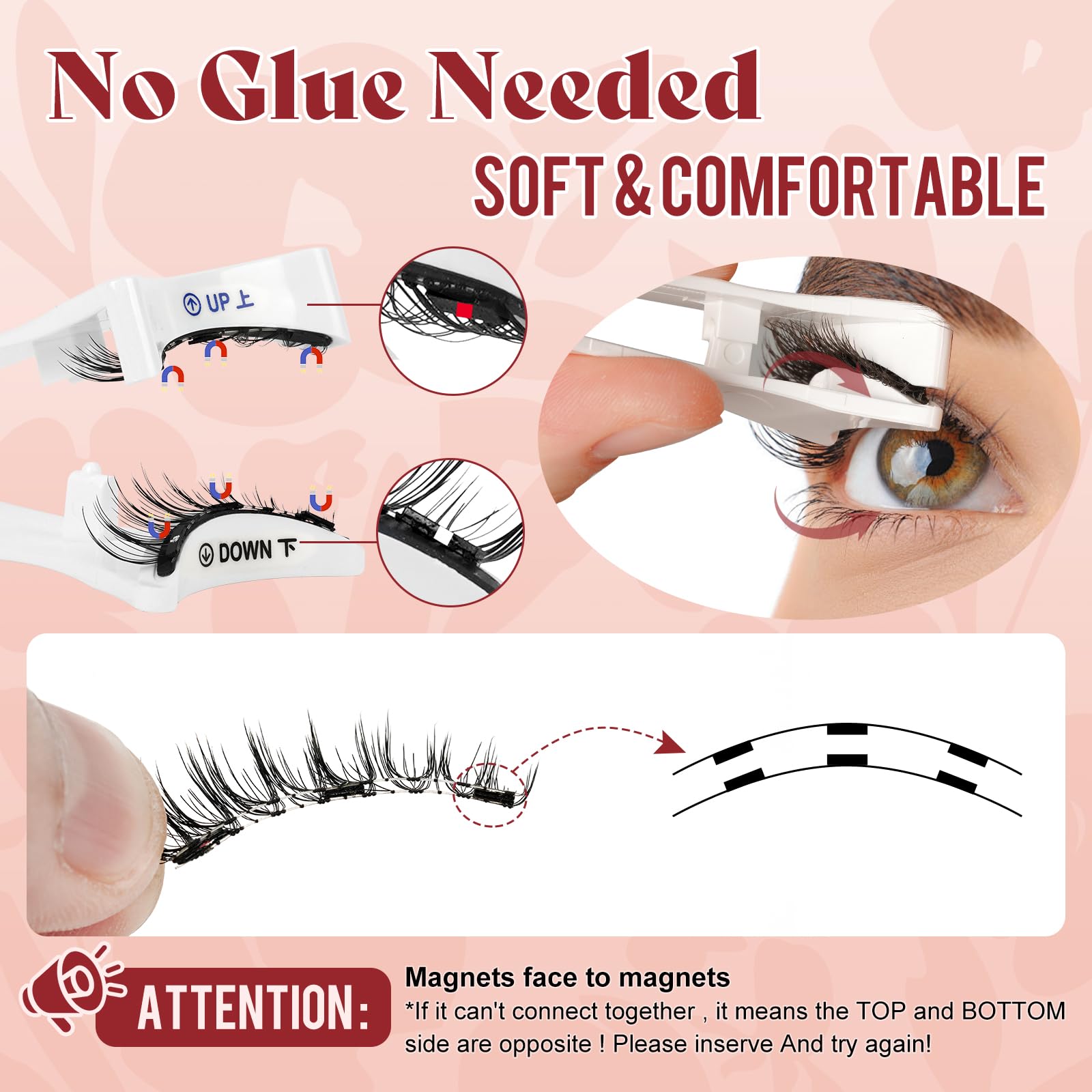 Higu clace eco-friendly reusable lashes for travel and daily use