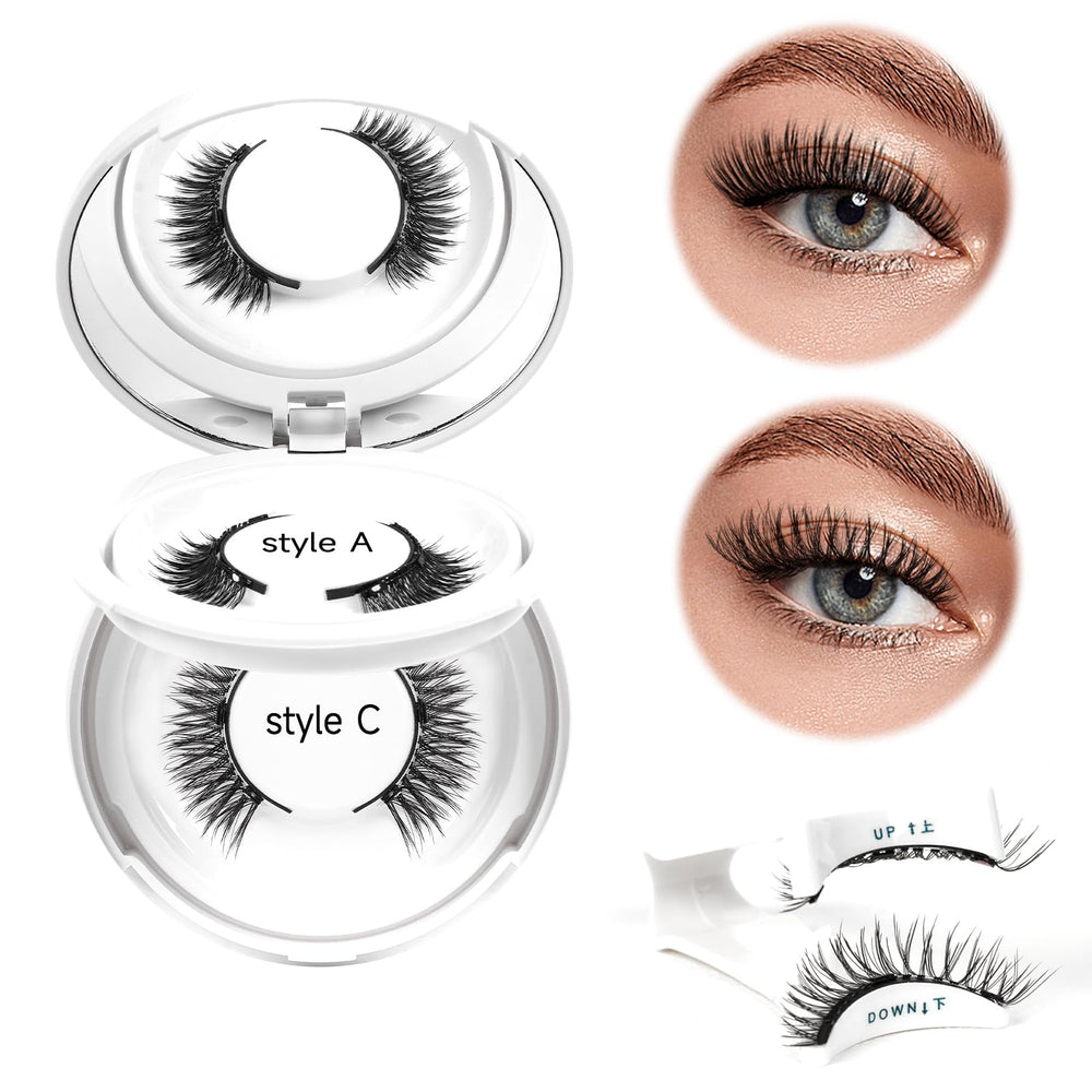 Higu clace magnetic eyelashes with applicator for fast, secure wear.