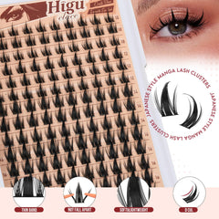 Higu clace manga lash clusters easy to apply for quick anime looks.