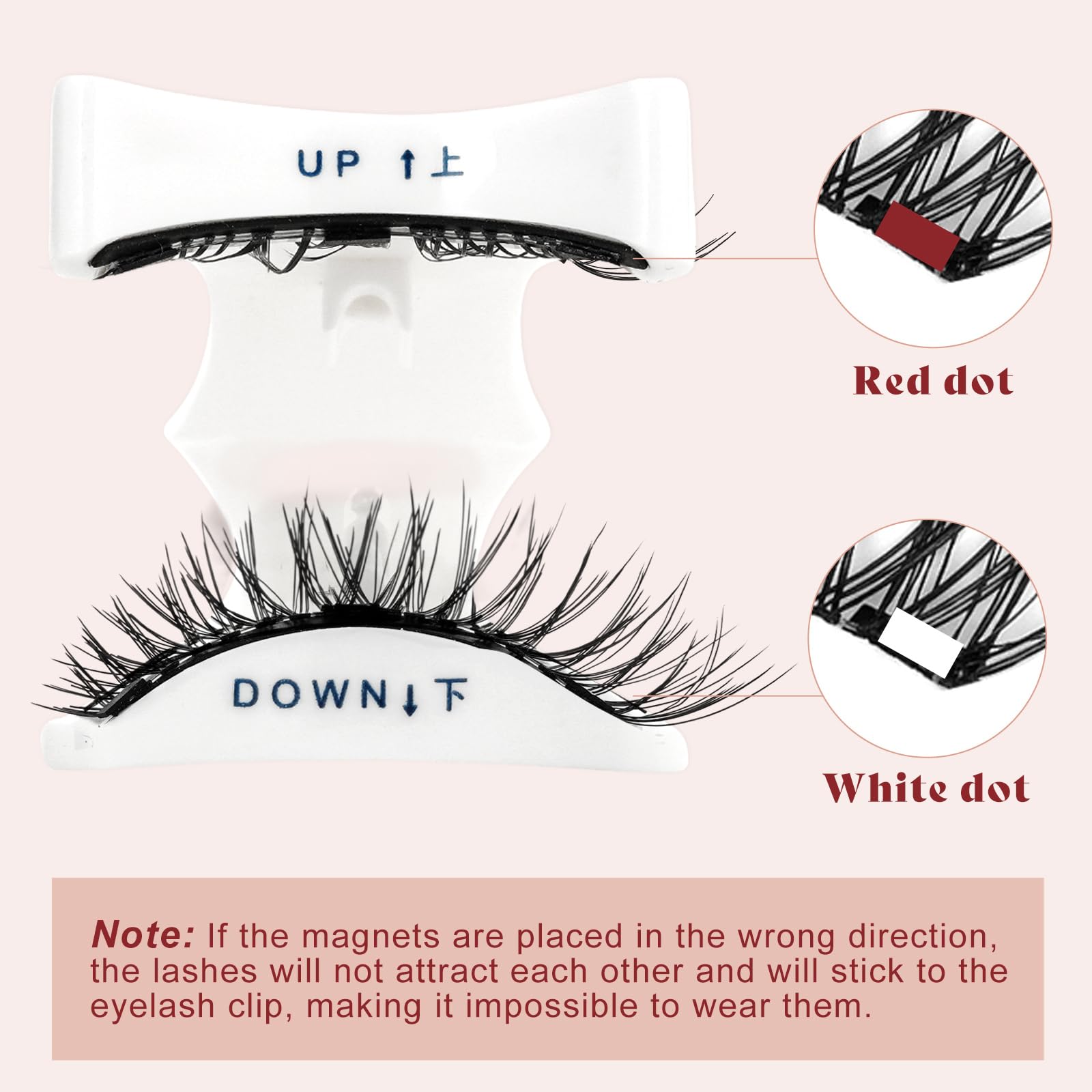 Higu clace no glue required magnetic lashes reduce mess for sensitive eyes.
