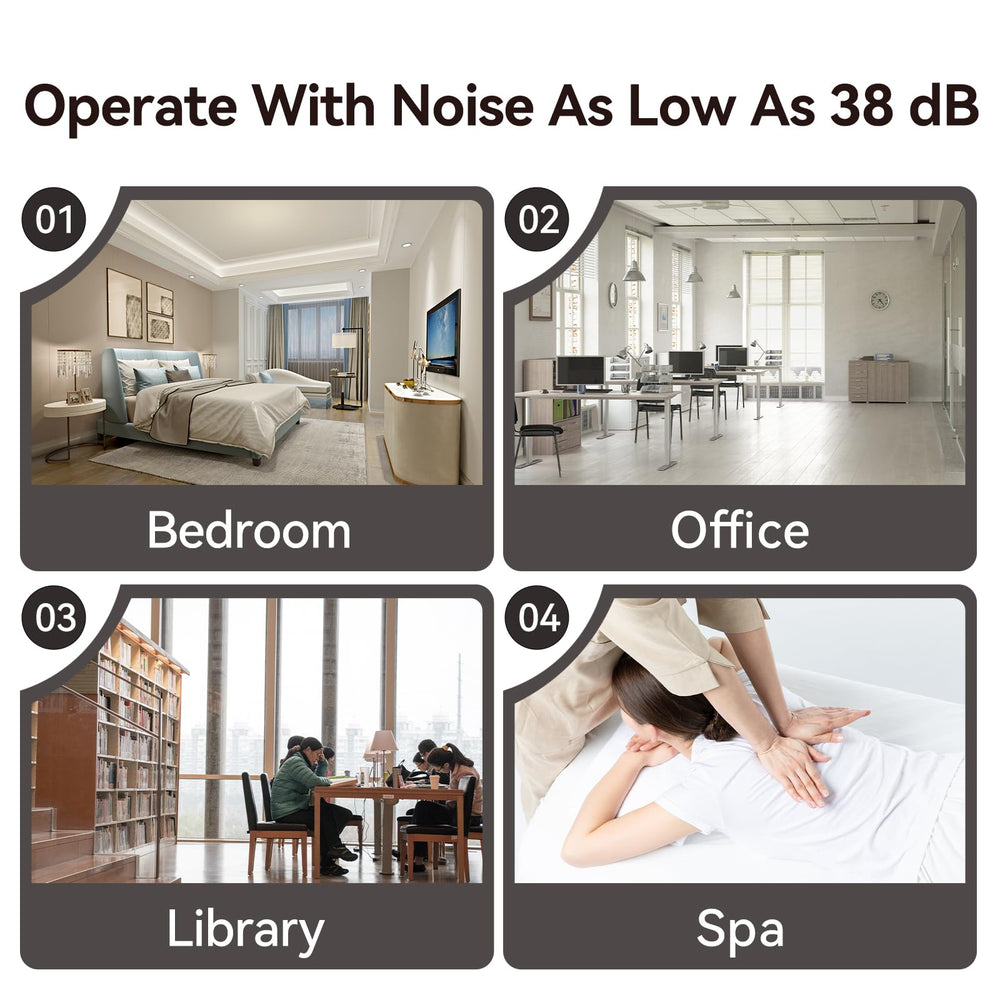 Smartphone showing Bluetooth app control for diffuser.