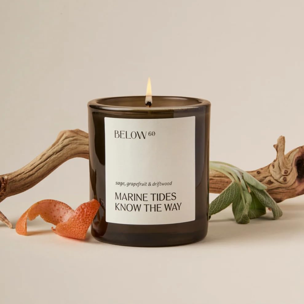 Hilary Duff’s Below 60 Scented Candle 7.2oz – Sage, Grapefruit, Driftwood