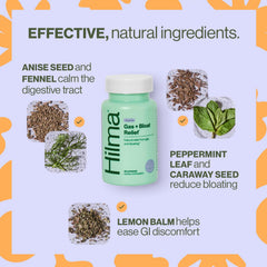 Hilma Gas & Bloat Relief fennel ingredient image illustrating anti-gas herbal blend.