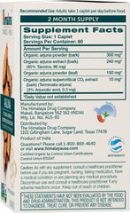 Close-up of Arjuna bottle back label for Pack of 2