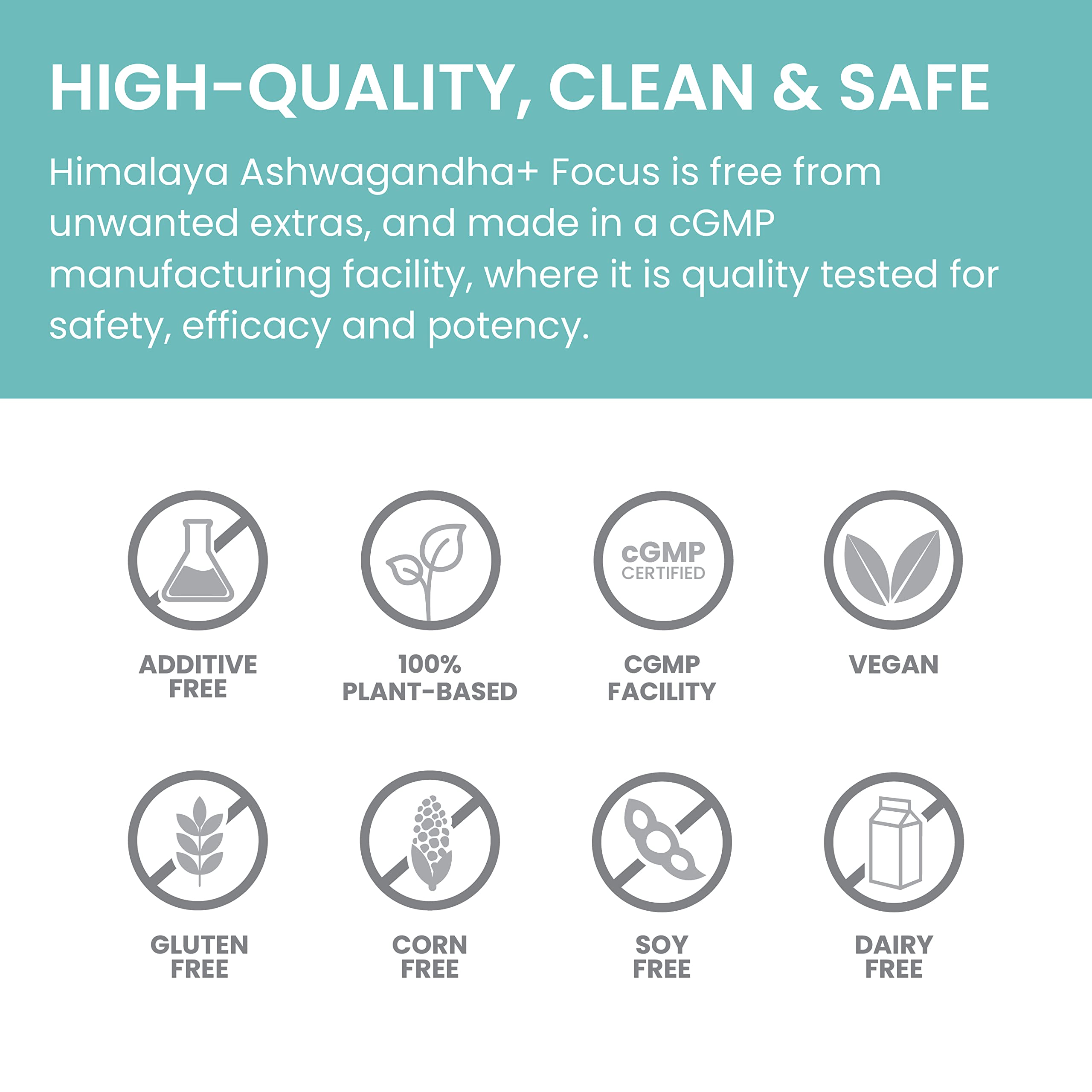 Bacopa monnieri extract included in Himalaya Ashwagandha+ Focus