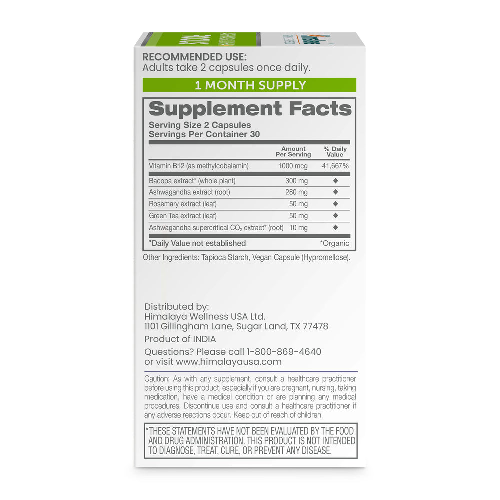 Himalaya Ashwagandha+ Focus packaging