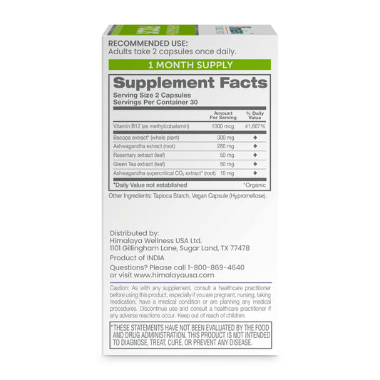 Himalaya Ashwagandha+ Focus packaging